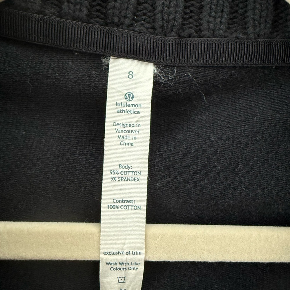 Lululemon Athletica Gray and Black Women's Cardigan - Picture 4 of 7